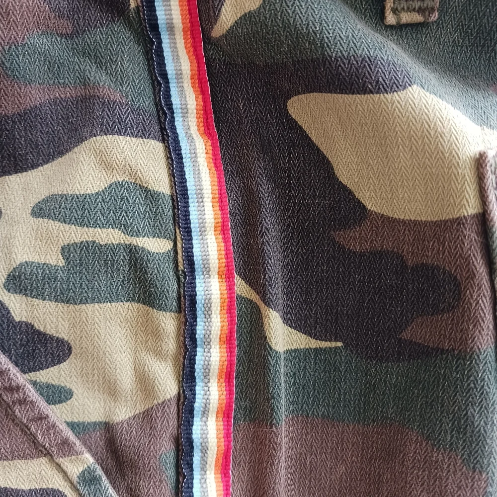 Sundry camouflage rainbow detail jogger jeans w zipper ankle size 30 NWT - Picture 6 of 14